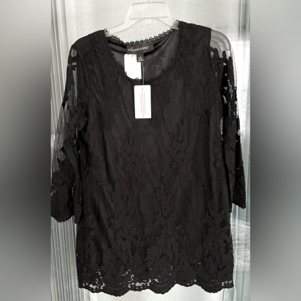 Colleen Lopez Lace Tunic Top